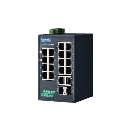 16Fe+2G Ind. Switch With Profinet, W/T.
